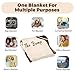 Personalized Baby Ultrasound Photo Blanket Gifts for New Mom - Custom Throw Blanket with Photo Mommy to be Gifts New First Mom Mother's Day Pregnant Gifts Baby Sonogram Image Throw Blankets