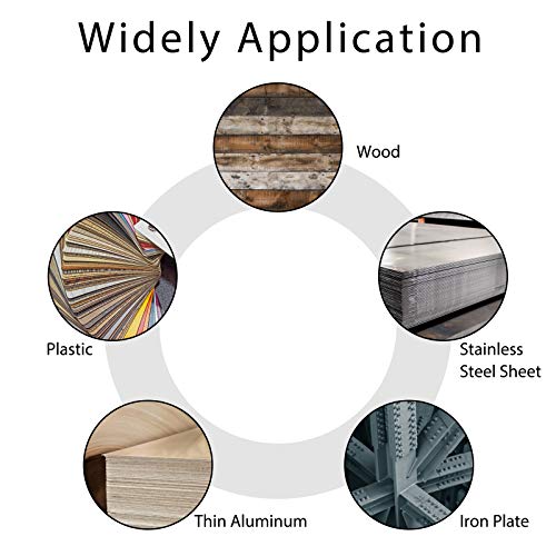 Tct Hole Saw Set, 10 Pcs Carbide Hole Saw Kit(5/8”- 2-1/8”) With Titanium Plated Center Drill For Stainless Steel, Metal, Iron, Wood With Storage Case #TOP4