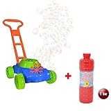 kinder rasenmäher grizzly ✔️Es ist das beste Spielzeug für Kinder im Freien. Der Mäher ist so konzipiert, dass er ein kleines Reservoir für die Seifenlösung enthält. Füllen Sie auf, drücken Sie die Ein / Aus-Taste und beobachten Sie, wie die Blasen auftauchen, wenn Sie so tun, als würden Sie den Rasen mähen. Hunderte von Blasen werden in Sekunden auftauchen.