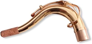 New 28mm Tenor Sax Neck Gold Lacquer Brass Material Saxophone Neck Woodwind 28mm Tenor Sax neck