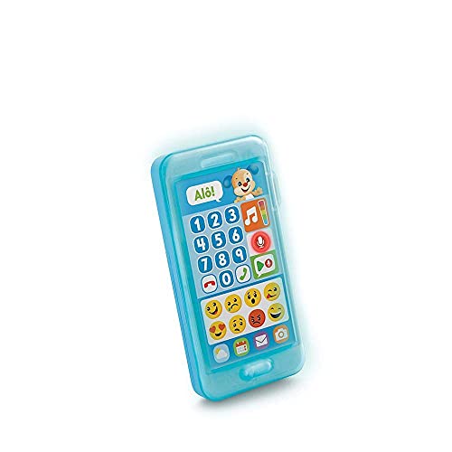 Telefone Emojis Aprender e Brincar Fisher Price, Mattel, Cores sortidas, 1 unidade (não é possível e