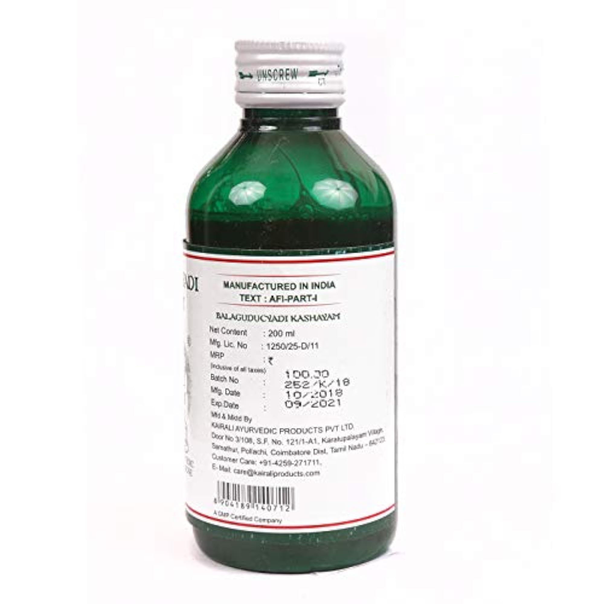 Kairali Balaguluchyadi Kashayam, 200 ml