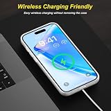 memumi Etui do iPhone 16, UltraCienka 0,3 mm i Lekka, Matowe Wykończenie [Antypoślizgowe, Odporne na Zarysowania] Kompatybilne z iPhone 16 (6,1 cala) -Trans-biały