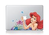 (#Mrmaid#2) Mermaid Full Size Colored Cartoon Character Decal Sticker for Macbook Laptop Air Pro Retina 13 13.3 Inch Cool