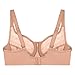 Full Figure Plus Size Lace Comfort Wonderwire Bra Underwire #9855 Cappuccino