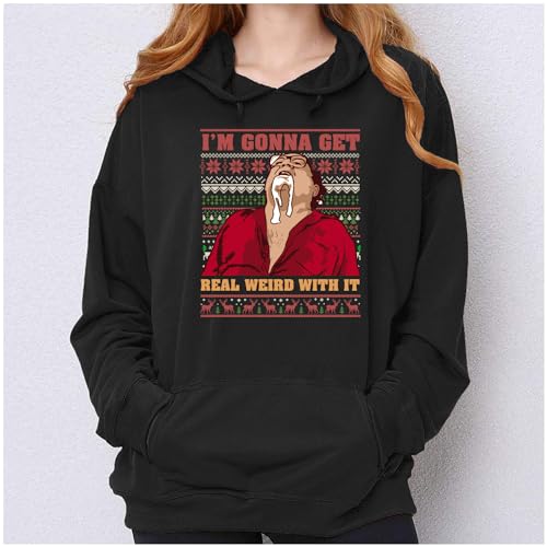 Vintage Surreal Humor Graphic Sweater – Get Weird With It Style, Multiple Sizes3