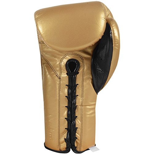 Cleto Reyes Traditional Lace Up Training Boxing Gloves - 12 Oz. - Solid Gold #TOP2