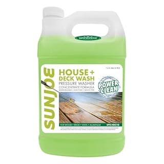 Sun Joe SPX-HDC1G House and Deck All-Purpose Pressure Washer Rated Concentrated Cleaner, 1-Gallon , White , 128 Fl Oz (Pack of 1)