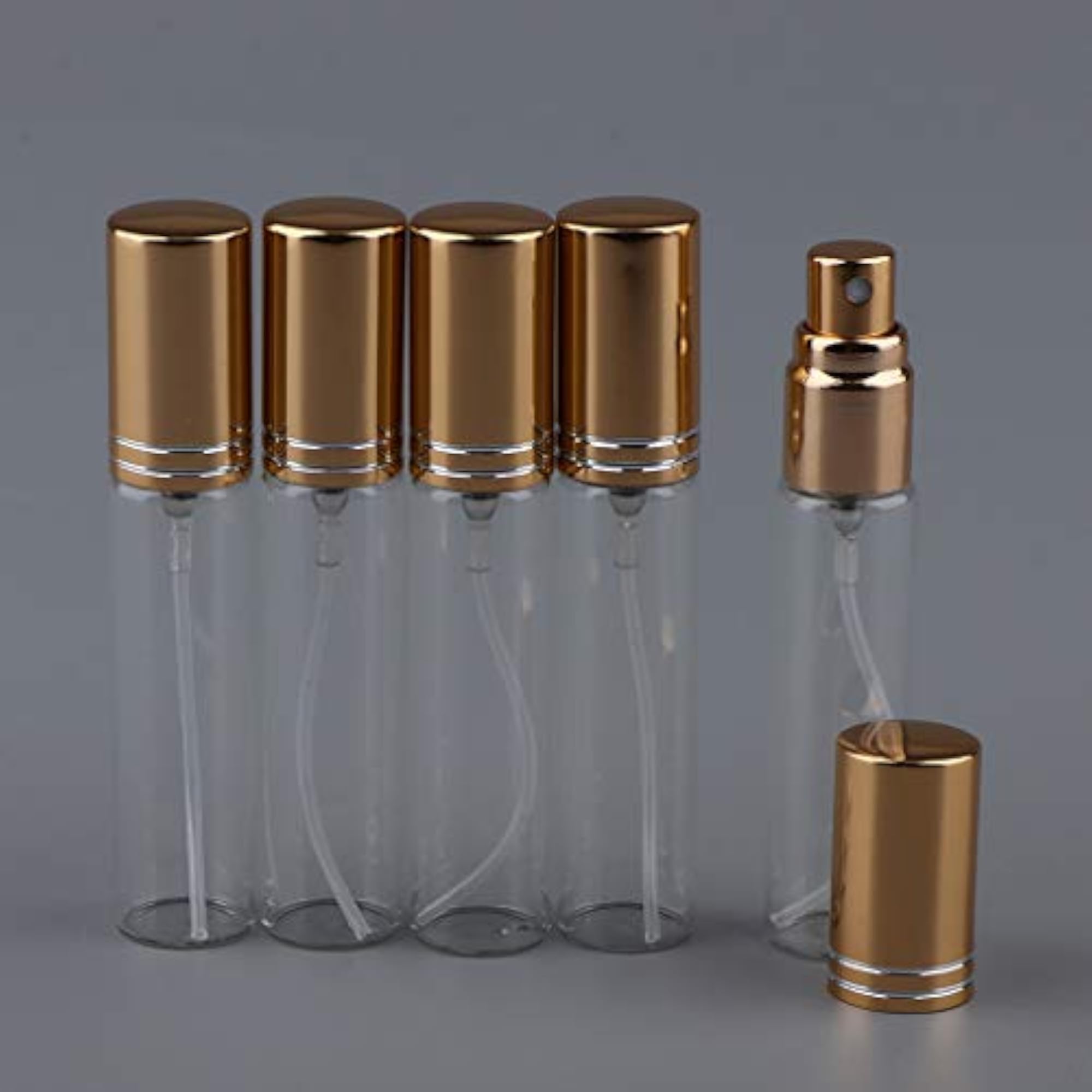 2x5 Pieces 10ml Empty Refillable Glass Spray Bottles