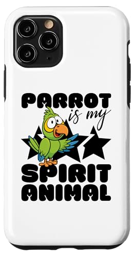 Parrot Is My Spirit �A�j�}�� �J���C�C���� �ʔ��� �I�E�� �X�}�z�P�[�X iPhone 11 Pro �p