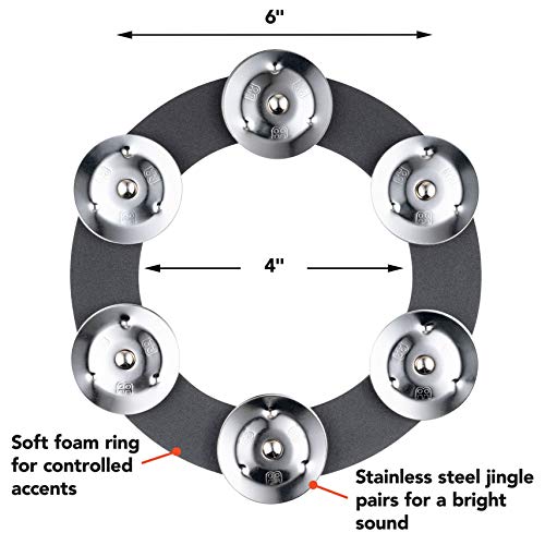 Meinl Soft Ching Ring - 6 inch - ring met klemmen - drumstel bekkenaccessoires (SCRING) - Image 3