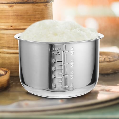 Olla de acero inoxidable de 4l para olla arrocera eléctrica de cocina 8