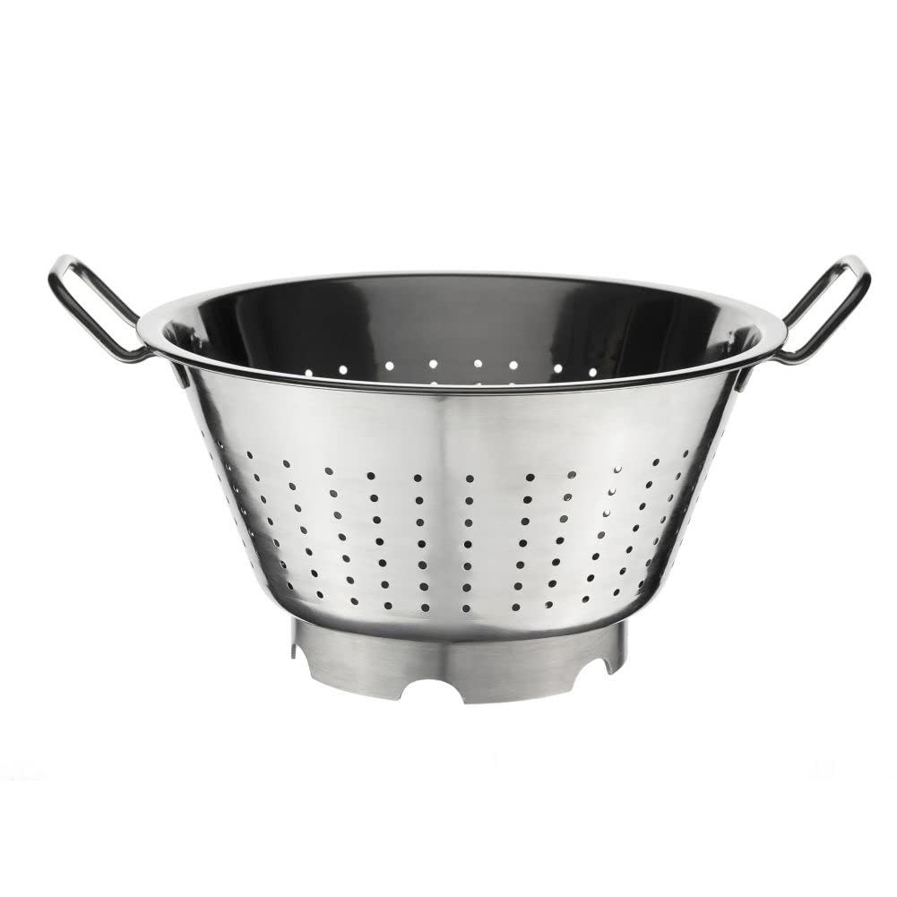 Browne Foodservice European Style Colander, 7.25 Quart, Set of 1