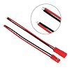 eBoot 20 Pairs 22 AWG Plug Connector 2 Pin Male Female Plug Connector Cable Wire for LED Lamp Strip RC Toys Battery, 4 Inch, 6 Inch