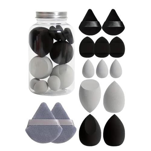 Batidora de maquillaje – Esponjas de belleza | Juego de esponjas de maquillaje | Blender Beauty para líquido | Set de belleza de licuadora | Esponja corrector portátil para maquillaje facial | Esponja