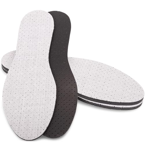 SULPO Semelles anti-transpiration légères en charbon actif - Respirantes - Absorbent les odeurs - Pour chaussures de travail