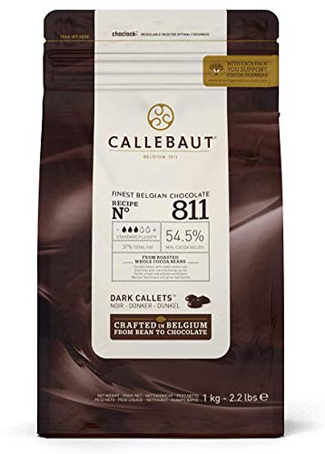 Callebaut 54% pepitas de Chocolate Negro (callets) 1kg