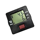 Aosekaa Stepper Counter, Replacement Monitor Speedometer Meter Monitor Counter Machine Counter Machine Home Gym Workout, 5.196cmx9.05mm, Black