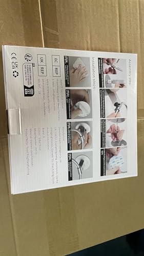 JS حامل مناشف كلاسيكي ذاتي اللصق من الستانلس ستيل SUS304 مقاوم للماء والصدا يثبت على الحائط بدون ثقب للحمام والمطبخ 7.08 انش/18 سم