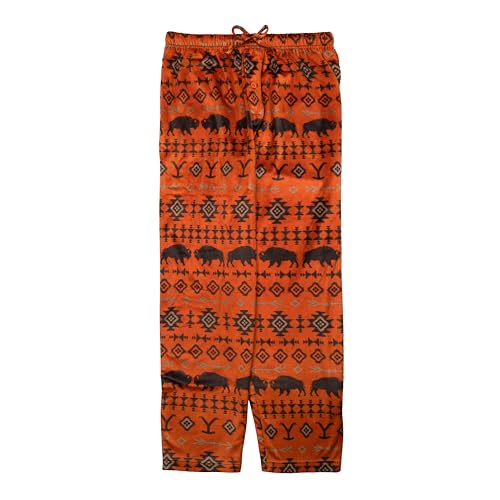 Yellowstone mens Pajama Pants, Soft & Comfortable Nightwear for Adults, Lounge Bottoms