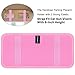 Handicap Placard Holder for Auto, Wisdompro Disabled Parking Permit Sign Protector for Car Sun Visor with Note Paper Slot, Pen Holder and Elastic Strap - Pink