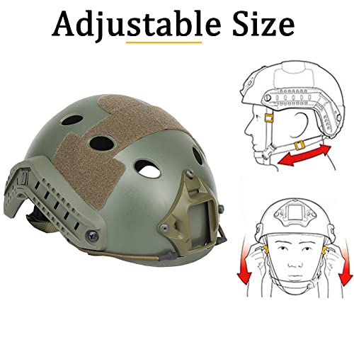 Casque de jeu extérieur réglable avec masque d'airsoft - 3