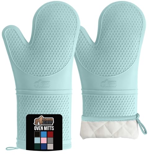 Image of Gorilla Grip Silicone Oven Mitts Set