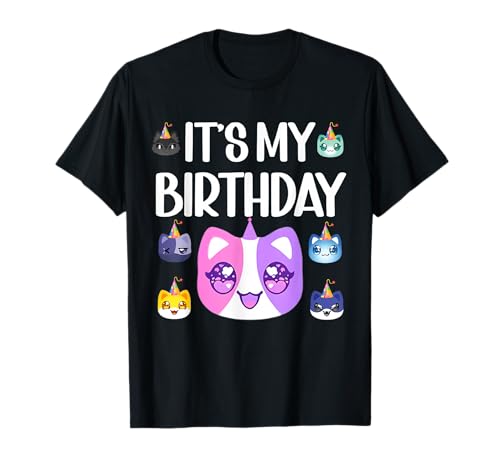 Meemeow Cats Plush Shirt Squishy Pink Birthady Decorations T-Shirt