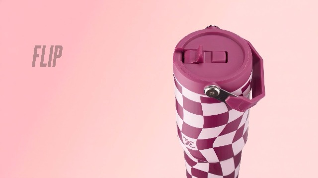 Amazon.com: Juicy Couture Flip & Sip Insulated Tumbler with Handle