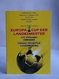  Fussball-Programmheft für das Spiel im Europacup der Landesmeister (1. Runde) gegen Union Sportive Luxembourg am Mittwoch, den 3. Oktober 1990