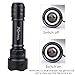 UniqueFire 940nm IR Flashlight Lights T20 IR LED Illuminator, Upgraded 44mm Fresnel Lens Zoomable Torch, Infrared Light Night Vision with 3 Modes Memory Function for Hog Coyote and Varmint Hunting