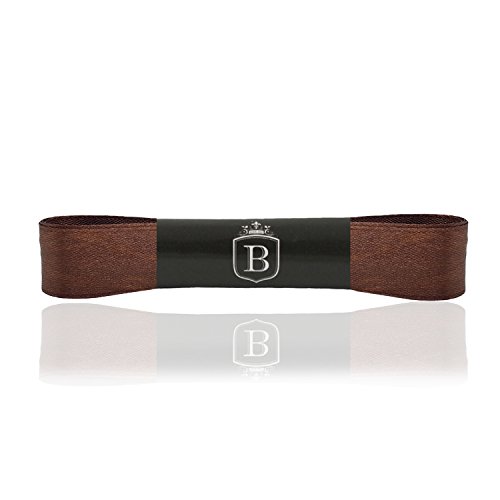 1 par de cordones de zapatos Premium Sneaker de Brandery; planos, fabricados en satén, 20 colores, longitud: 120-140 cm, anchura: 2 cm, brillantes, 125112020026, marrón oscuro, 120cm x 20mm Cover