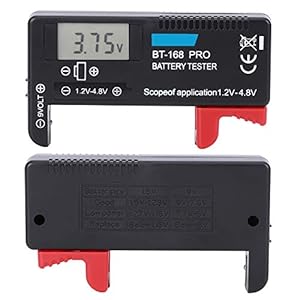 Batterij Tester, BT?168PRO Digitale LCD Batterij Tester 1.2 V?4,8 V Batterij Checker voor Kleine Batterijen, knoopcel…