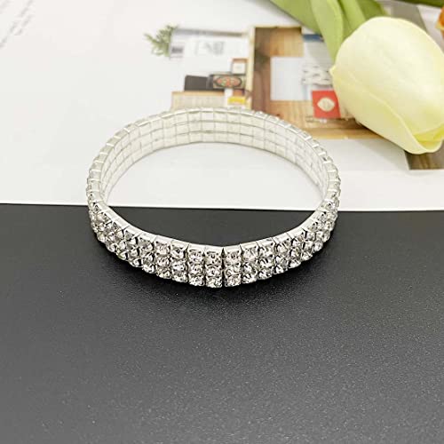 Bramian Party Cavigliere di cristallo Bracciali