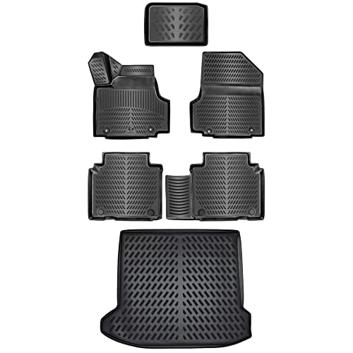 Tapis de sol et bac de coffre 3D pour Hyundai IONIQ 5 2021-2026 ELMASLINE 2WD