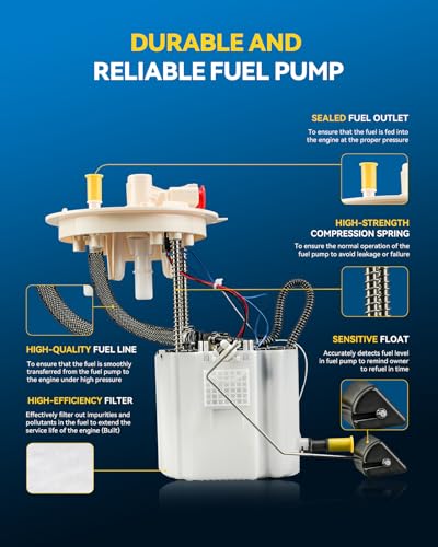 Image of PHILTOP Electric Fuel Pump Assembly FG1811 Fit for Chevrolet Camaro /2.0T