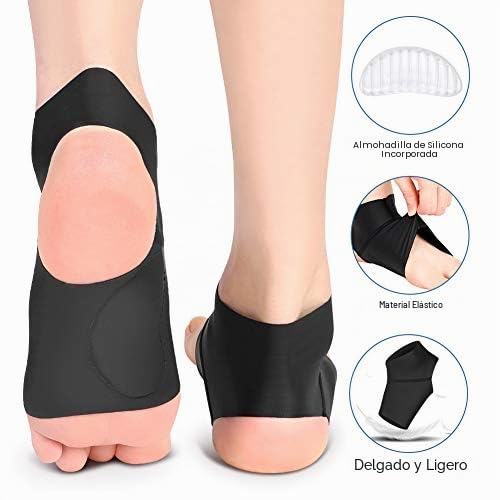 Almoadillas para Fascitis Plantar, Soporte para Pies, Almohadillas de Gel de Soporte de , Plantillas Ortopédicas Soportes de , Plantillas para Pies Planos, Espolones del Dalón, Dolor de