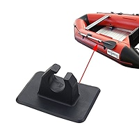 SUPPORT DE CANNE Noir Bateau Gonflable Bateau Rail Coulissant De Remplacement - EUR 11,34