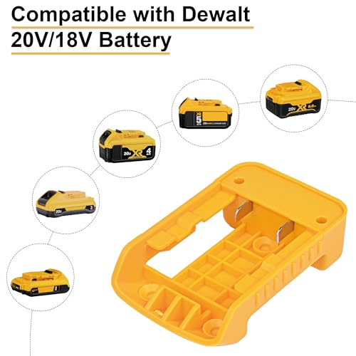 Source d'alimentation USB pour batterie Dewalt 18V 20V au lithium Max - 2