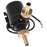 ARTSEWPLY Bomba de Circulación de Agua Caliente Eléctrica sin Escobillas 12v/24v para Camiones, Vehículos Agrícolas y Motocicletas, Bomba Pequeña de Recirculación Forzada para Calentadores