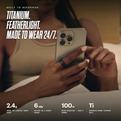 Image of ULTRAHUMAN Ring AIR - Smart Ring | No App Subscription Fee | Size First with Sizing Kit | Sleep, Activity & Heart Rate Tracking | Fitness Ring for Men & Women (Matte Grey, 7)