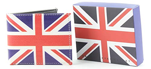 Mens Bi-Fold UK Flag Wallet Bill Holder Credit Card Holder and ID Display Window4