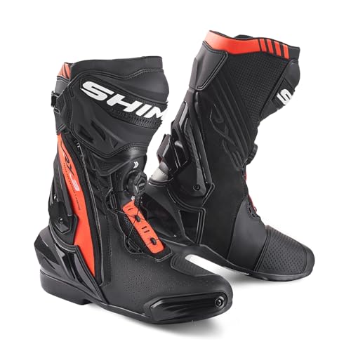 Bottes moto homme renforcées SHIMA VRX-3 chaussures motard cuir ATOP
