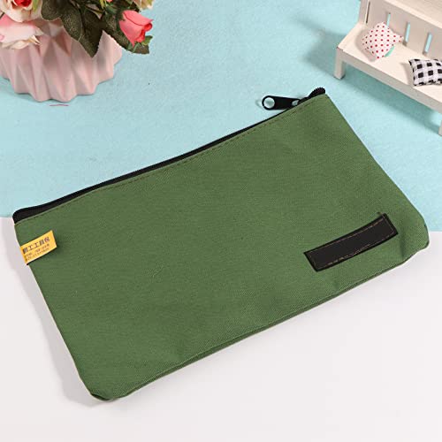 Bolsa de ferramentas de boca larga atualizada, de lona, resistente, de alta capacidade, bolsa de fer