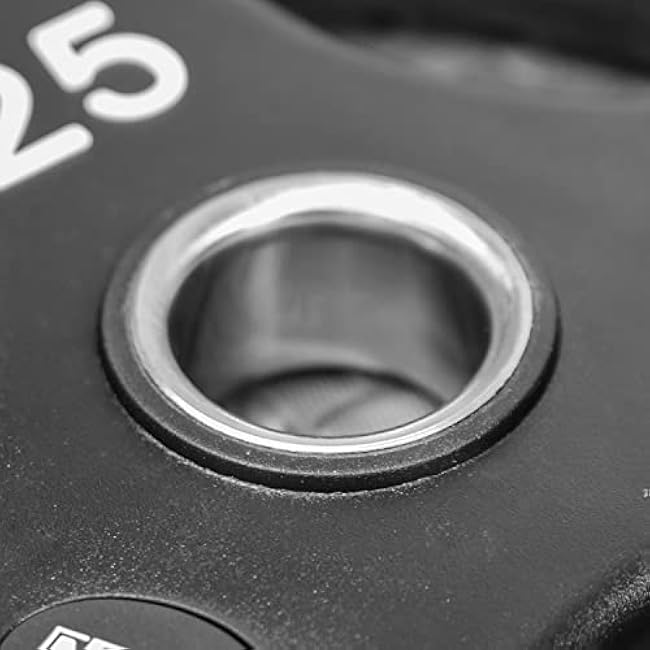 NEXO Commercial Urethane Grip 45lb Plate Pair - Olympic Standard 2 Inch, Premium Finish for Weight Training Fitness Home Gym or Commercial