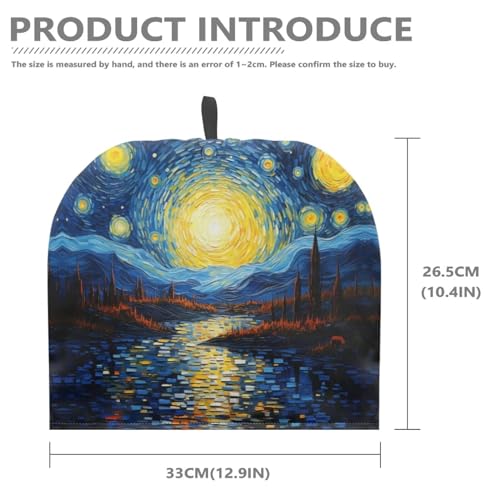 Image of Generic Hudotybom Oil Painting Tea Cozy for Teapot Insulated Large Teapot Cover to Keep Warm Tea Kettle Cover Machine Washable Coffee Pot Cloth Covers Kitchen Home Decorations, CZA49