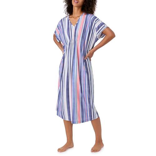 Tommy Bahama - Women's Midi Caftan, Dolman Sleeve Stretch Jersey Caftan with Pockets for Sleep or Lounge2