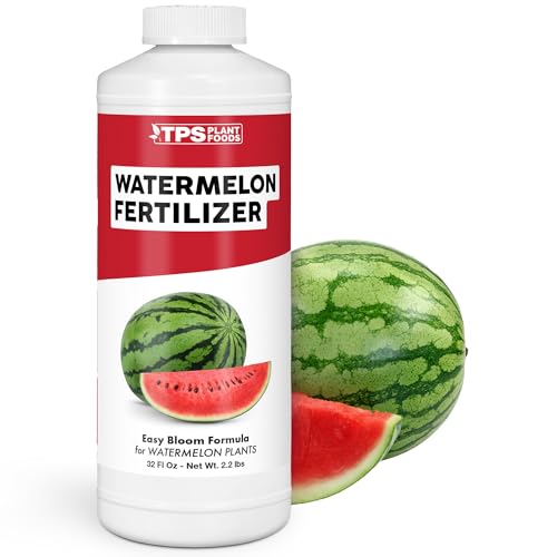 Watermelon Fertilizer – Liquid Plant Food for Bigger Melons, Vigorous Vines & Stronger Root Development, 32 oz