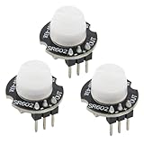 DEWOTHV Mini SR602 Bewegungssensor Detektormodul DC3,3V-15V Pyroelektrischer Infrarot-Sensorschalter Induktionsschaltersensor Hohe Empfindlichkeit für Arduino PI (3er-Pack)