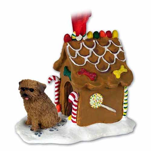 Maison en pain d'épices de Noël Norfolk Terrier, le cadeau idéal pour amoureux de chiens